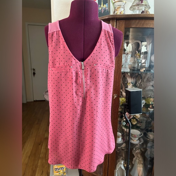 IZ BYER Sleeveless Top Pink/Mauve Size Small - Picture 2 of 5